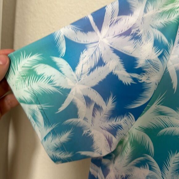 Sunday Swagger Mens Multicolor‎ Collared Short Sleeve Button Up Shirts Medium - Picture 3 of 7